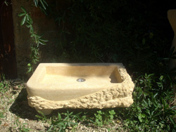 Bac de fontaine extérieure