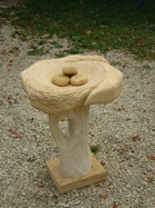 Fontaine extérieure pour oiseaux