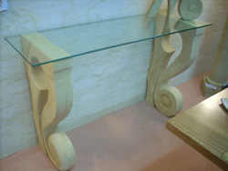 Console Pierre et Verre