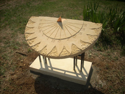 Cadran solaire sol